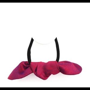 Hair Bow - Silk - Prairie Fire